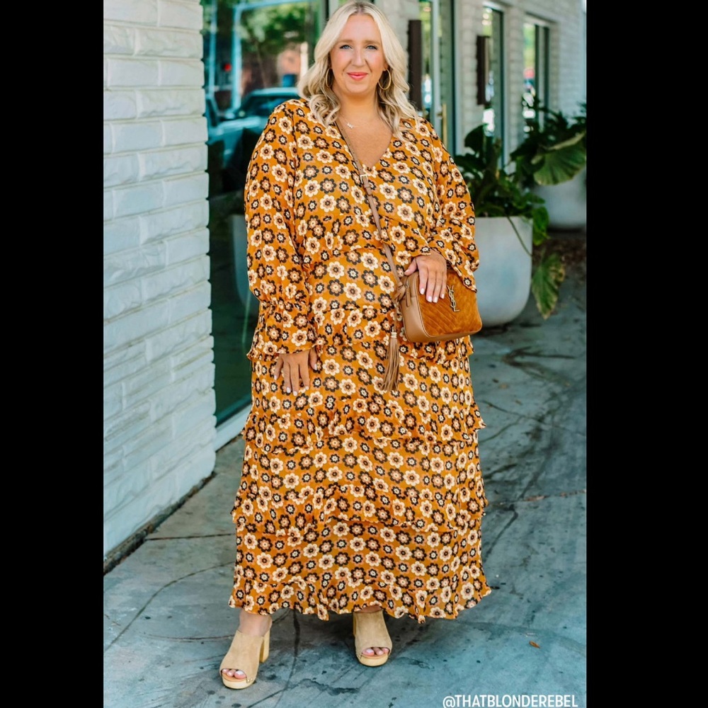 NWT Show Me Your Mumu Aurora Floral Print Fleetwood Maxi Dress Size 3X